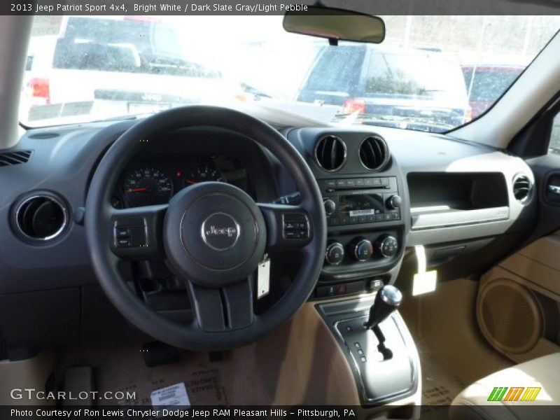 Bright White / Dark Slate Gray/Light Pebble 2013 Jeep Patriot Sport 4x4