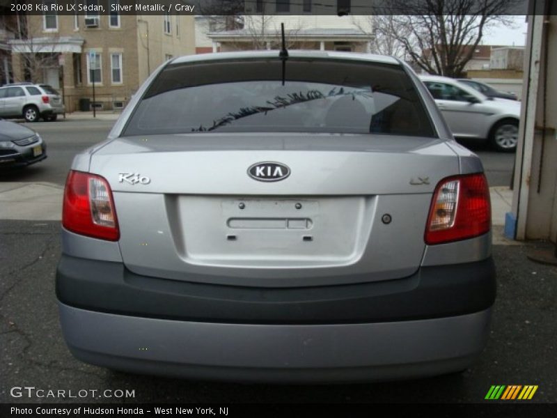 Silver Metallic / Gray 2008 Kia Rio LX Sedan