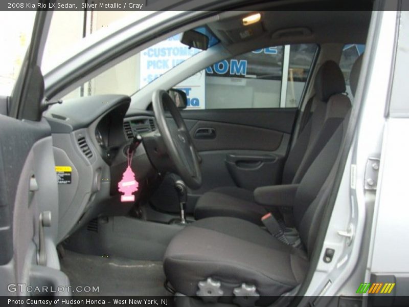 Silver Metallic / Gray 2008 Kia Rio LX Sedan