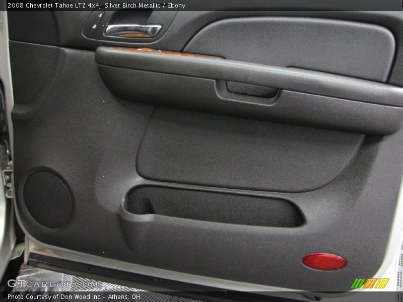 Silver Birch Metallic / Ebony 2008 Chevrolet Tahoe LTZ 4x4