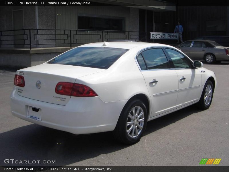 White Opal / Cocoa/Shale 2009 Buick Lucerne CXL