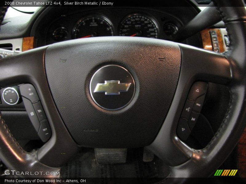 Silver Birch Metallic / Ebony 2008 Chevrolet Tahoe LTZ 4x4