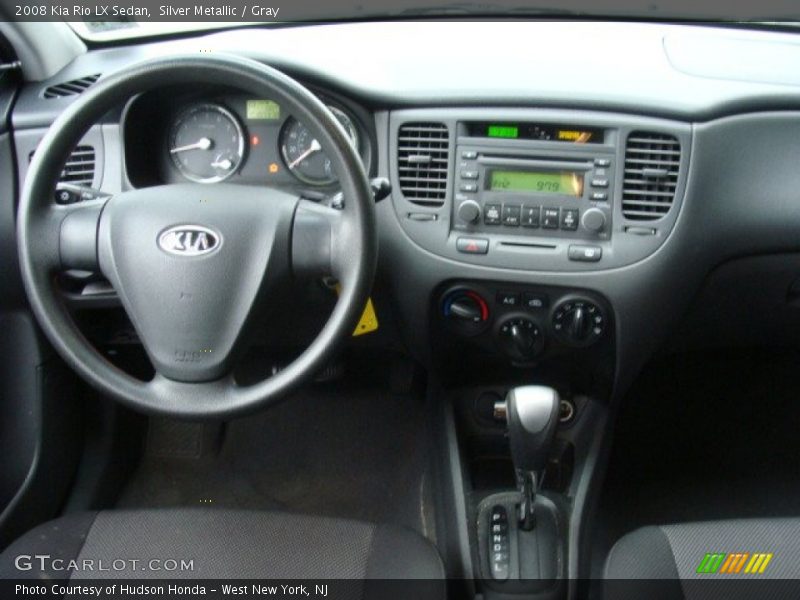 Silver Metallic / Gray 2008 Kia Rio LX Sedan