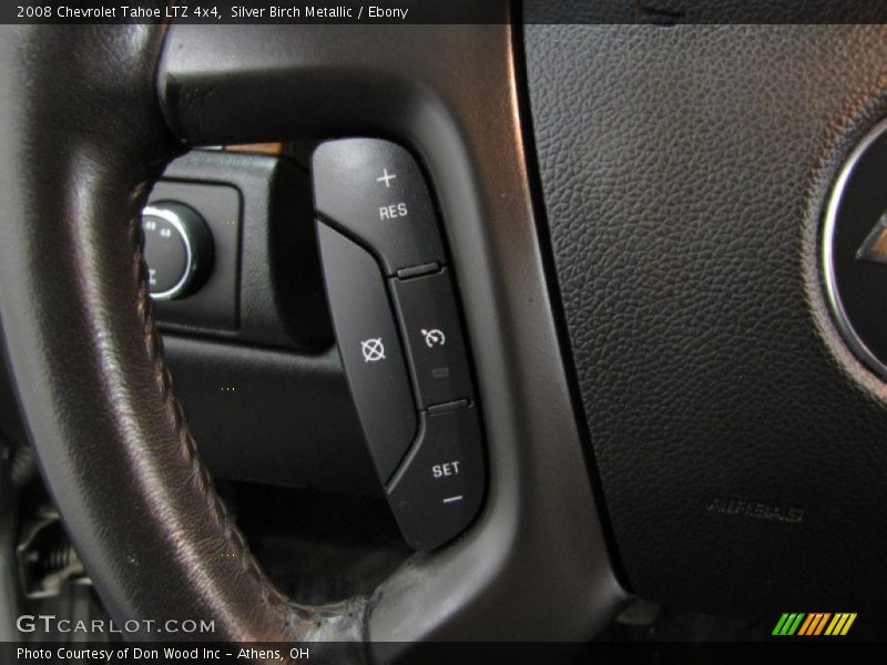Silver Birch Metallic / Ebony 2008 Chevrolet Tahoe LTZ 4x4