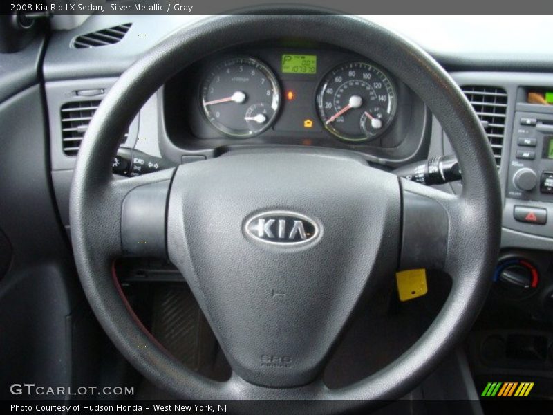 Silver Metallic / Gray 2008 Kia Rio LX Sedan
