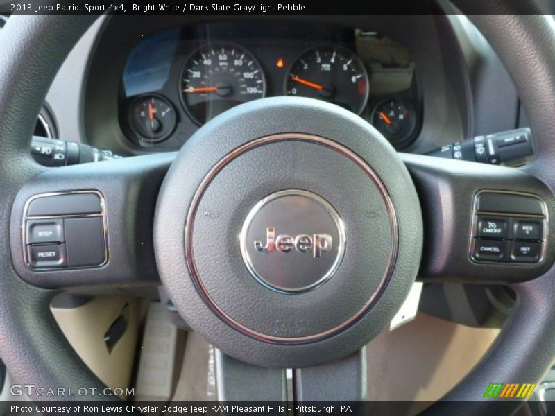 Bright White / Dark Slate Gray/Light Pebble 2013 Jeep Patriot Sport 4x4