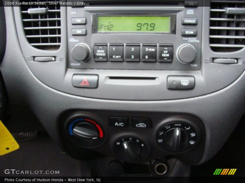 Silver Metallic / Gray 2008 Kia Rio LX Sedan