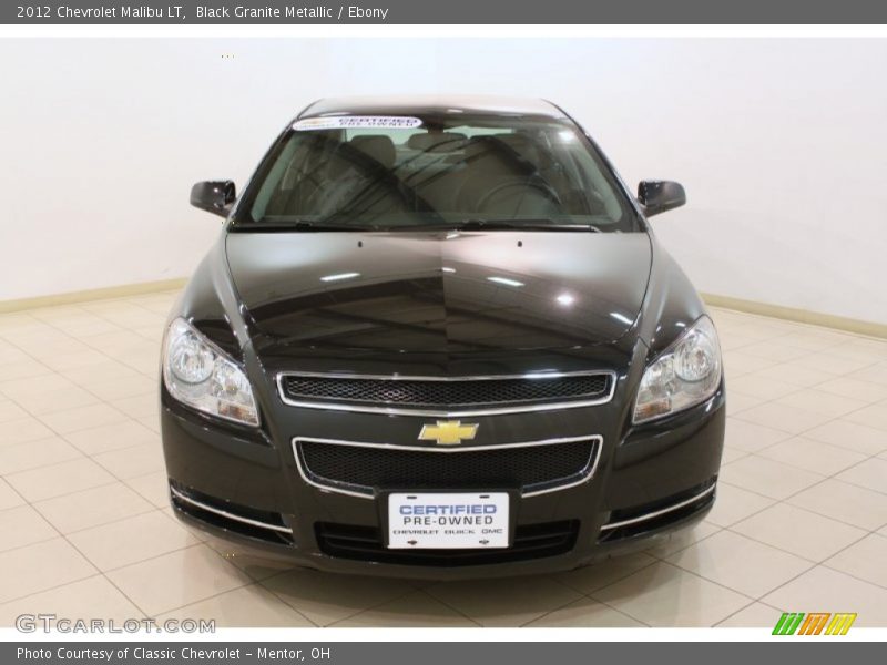 Black Granite Metallic / Ebony 2012 Chevrolet Malibu LT