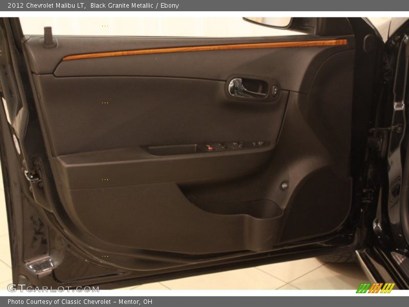 Black Granite Metallic / Ebony 2012 Chevrolet Malibu LT