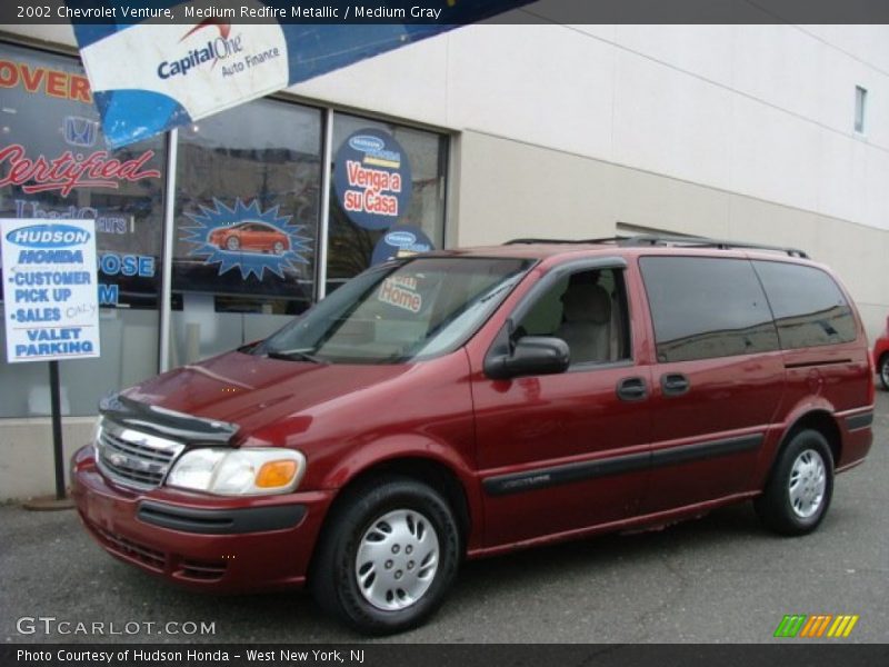 Medium Redfire Metallic / Medium Gray 2002 Chevrolet Venture