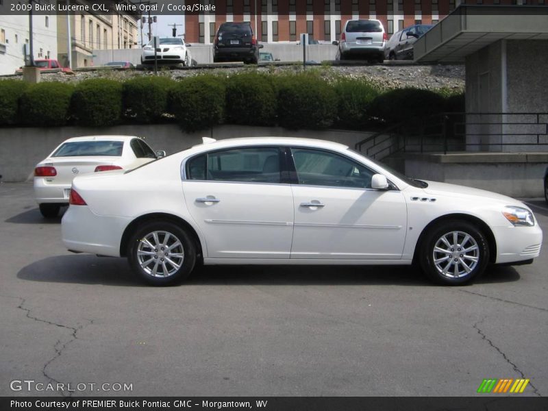 White Opal / Cocoa/Shale 2009 Buick Lucerne CXL