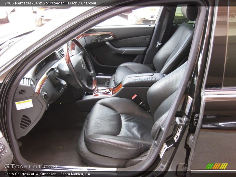  2006 S 500 Sedan Charcoal Interior