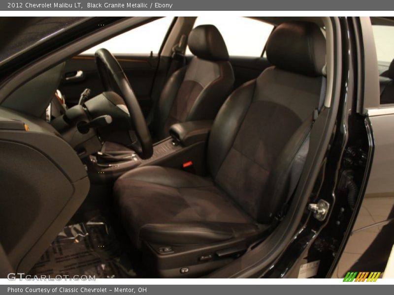 Black Granite Metallic / Ebony 2012 Chevrolet Malibu LT