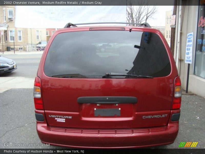 Medium Redfire Metallic / Medium Gray 2002 Chevrolet Venture