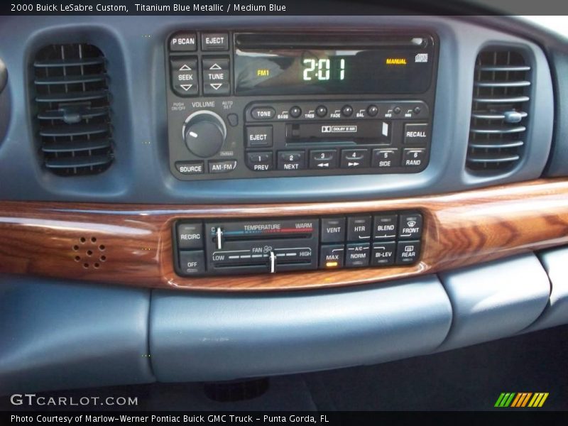 Titanium Blue Metallic / Medium Blue 2000 Buick LeSabre Custom