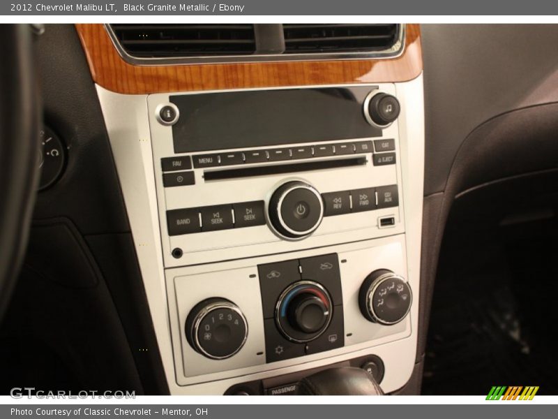 Black Granite Metallic / Ebony 2012 Chevrolet Malibu LT