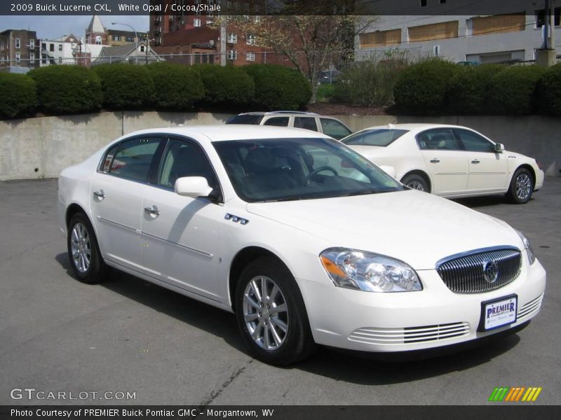 White Opal / Cocoa/Shale 2009 Buick Lucerne CXL
