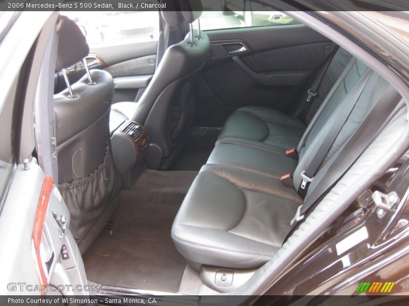 Rear Seat of 2006 S 500 Sedan