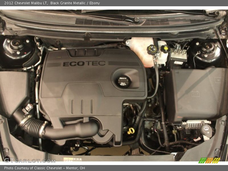 Black Granite Metallic / Ebony 2012 Chevrolet Malibu LT