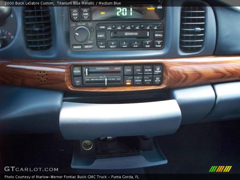 Titanium Blue Metallic / Medium Blue 2000 Buick LeSabre Custom