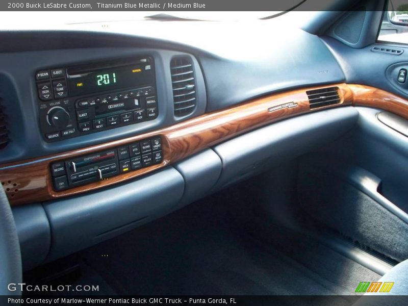 Titanium Blue Metallic / Medium Blue 2000 Buick LeSabre Custom