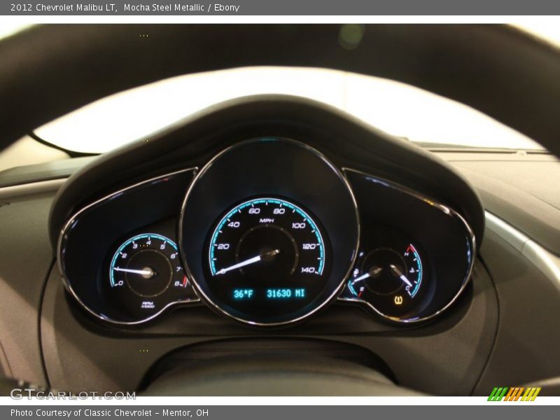 Mocha Steel Metallic / Ebony 2012 Chevrolet Malibu LT