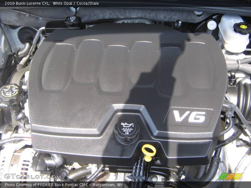 White Opal / Cocoa/Shale 2009 Buick Lucerne CXL