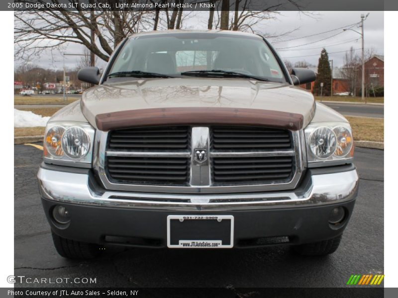 Light Almond Pearl Metallic / Khaki 2005 Dodge Dakota SLT Quad Cab
