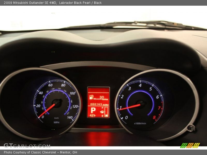  2009 Outlander SE 4WD SE 4WD Gauges