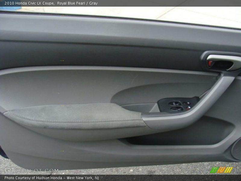 Royal Blue Pearl / Gray 2010 Honda Civic LX Coupe