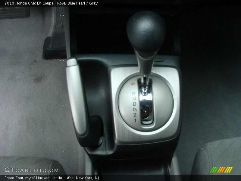 Royal Blue Pearl / Gray 2010 Honda Civic LX Coupe