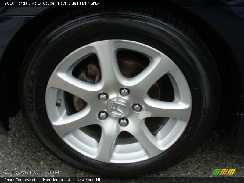 Royal Blue Pearl / Gray 2010 Honda Civic LX Coupe