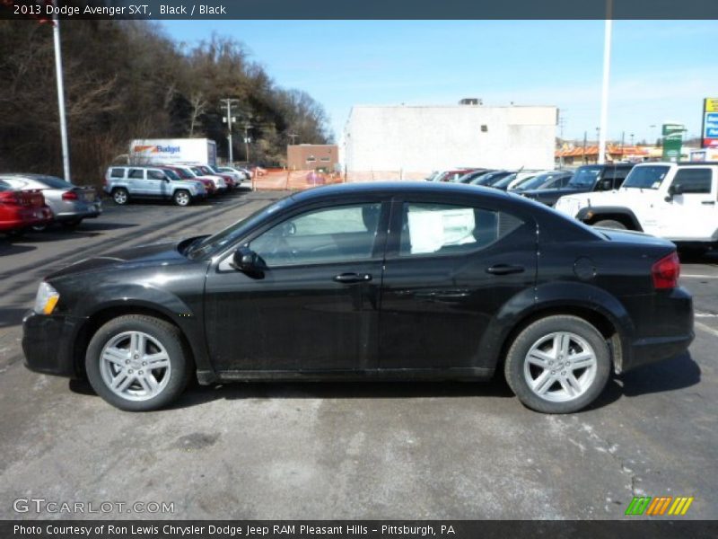 Black / Black 2013 Dodge Avenger SXT