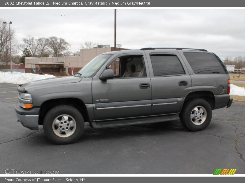 Medium Charcoal Gray Metallic / Medium Gray/Neutral 2002 Chevrolet Tahoe LS