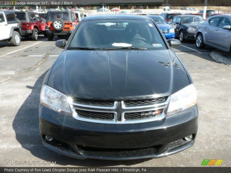 Black / Black 2013 Dodge Avenger SXT