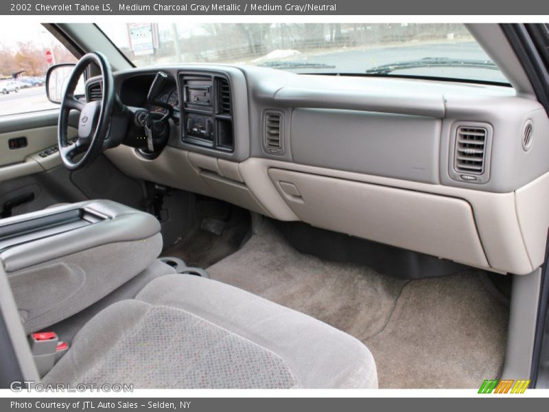 Medium Charcoal Gray Metallic / Medium Gray/Neutral 2002 Chevrolet Tahoe LS