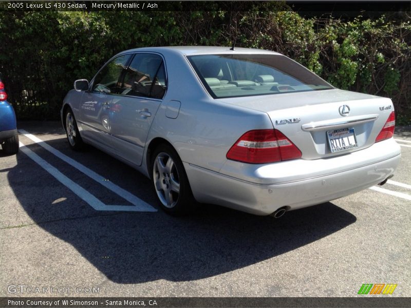 Mercury Metallic / Ash 2005 Lexus LS 430 Sedan