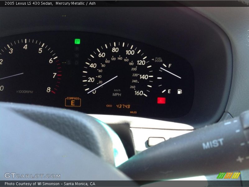 Mercury Metallic / Ash 2005 Lexus LS 430 Sedan