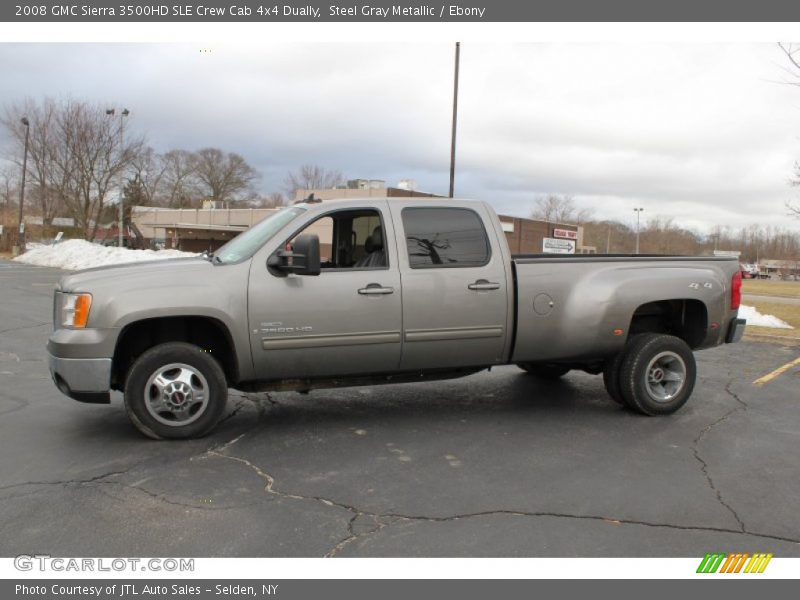  2008 Sierra 3500HD SLE Crew Cab 4x4 Dually Steel Gray Metallic