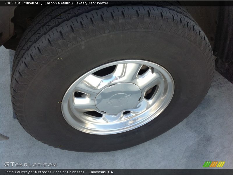 Carbon Metallic / Pewter/Dark Pewter 2003 GMC Yukon SLT