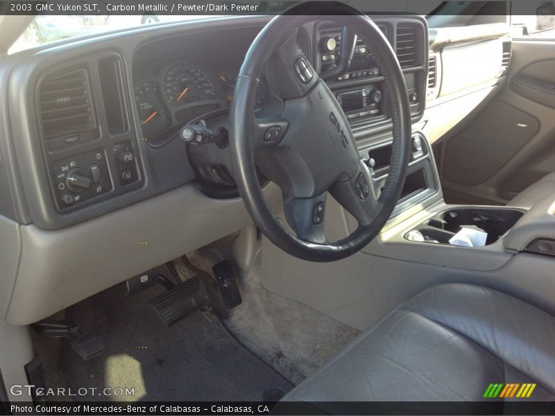 Carbon Metallic / Pewter/Dark Pewter 2003 GMC Yukon SLT