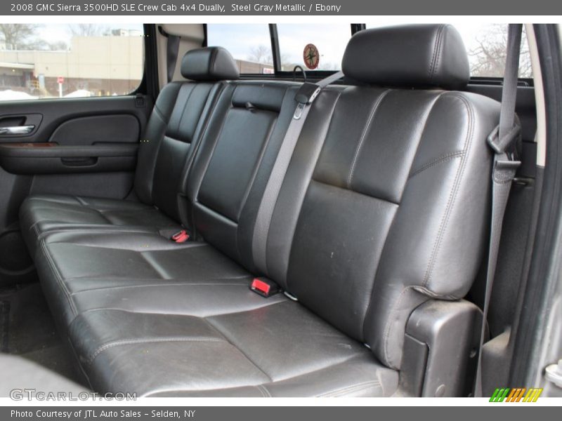 Rear Seat of 2008 Sierra 3500HD SLE Crew Cab 4x4 Dually