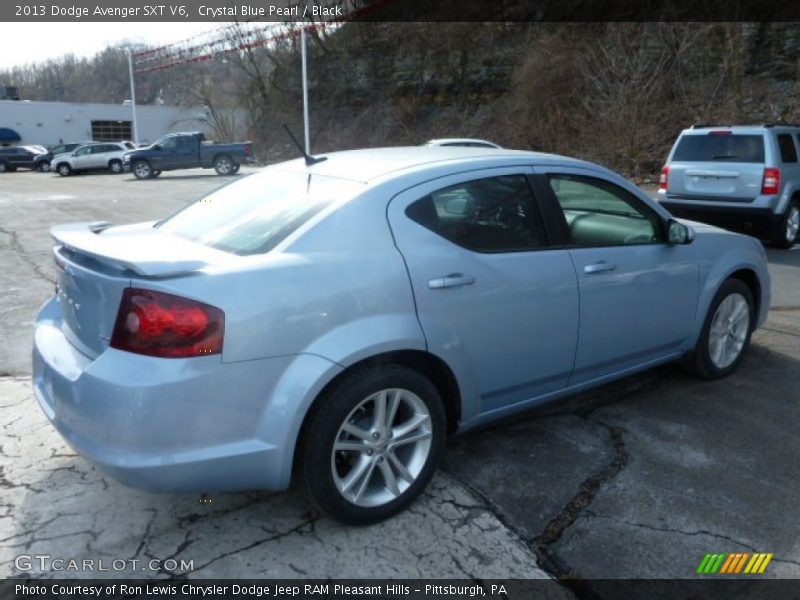 Crystal Blue Pearl / Black 2013 Dodge Avenger SXT V6