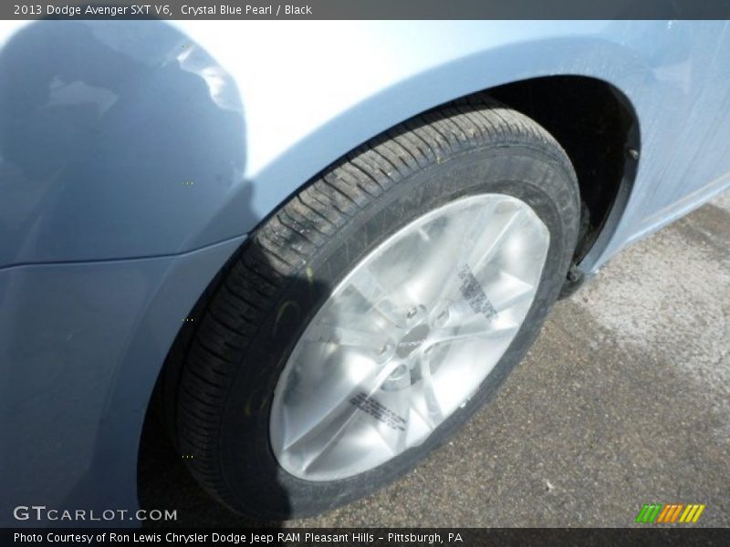 Crystal Blue Pearl / Black 2013 Dodge Avenger SXT V6