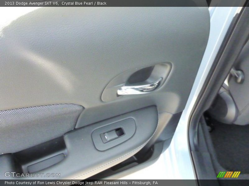 Crystal Blue Pearl / Black 2013 Dodge Avenger SXT V6
