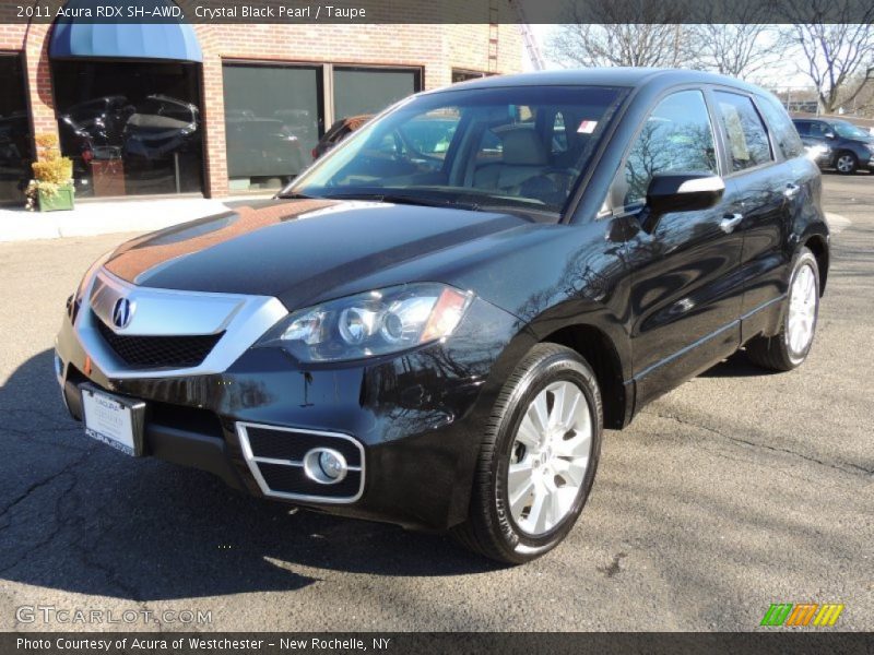 Crystal Black Pearl / Taupe 2011 Acura RDX SH-AWD