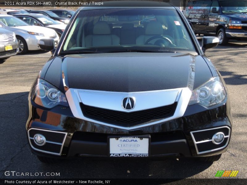 Crystal Black Pearl / Taupe 2011 Acura RDX SH-AWD