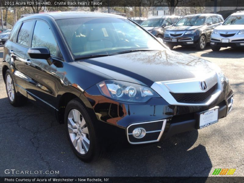 Crystal Black Pearl / Taupe 2011 Acura RDX SH-AWD