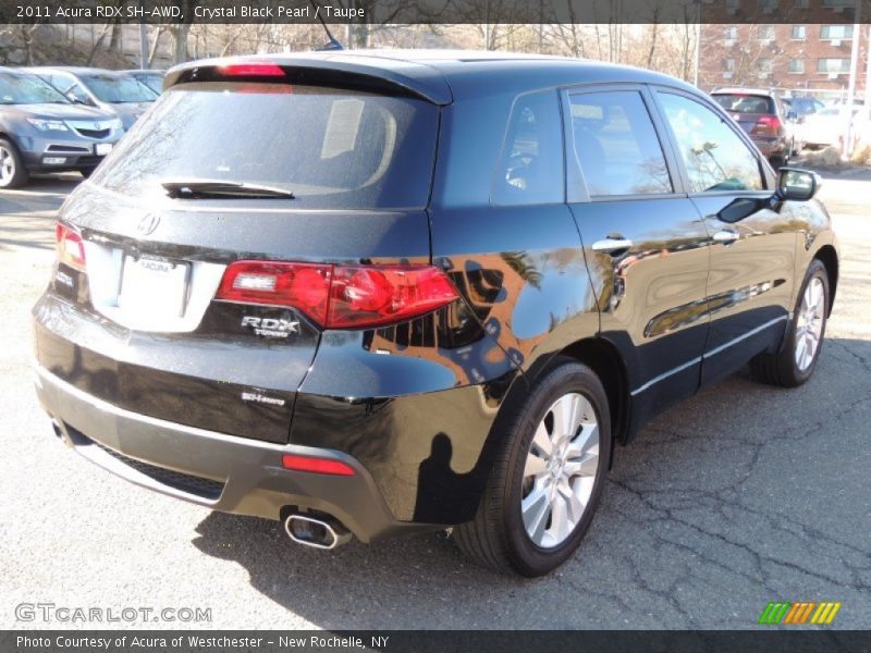 Crystal Black Pearl / Taupe 2011 Acura RDX SH-AWD