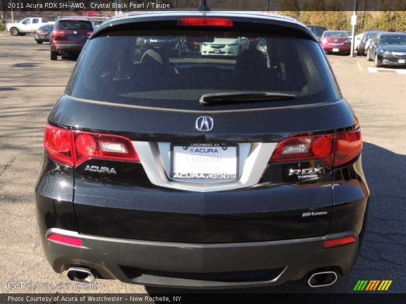 Crystal Black Pearl / Taupe 2011 Acura RDX SH-AWD